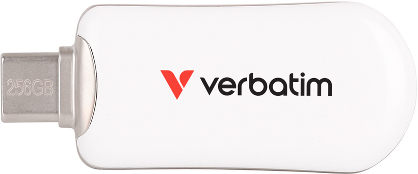 Verbatim Plectra Flash Drive 256GB White
