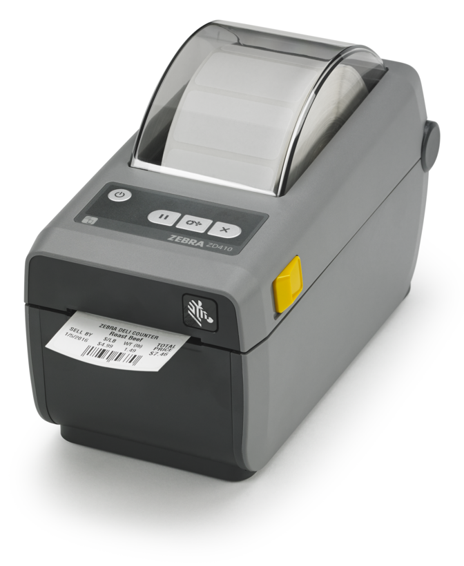 Zebra GX430t Thermal Transfer Desktop Printer for labels, Receipts, Barcodes, Tags, and Wrist Bands Print Width of in USB, Serial, and Paralle - 4