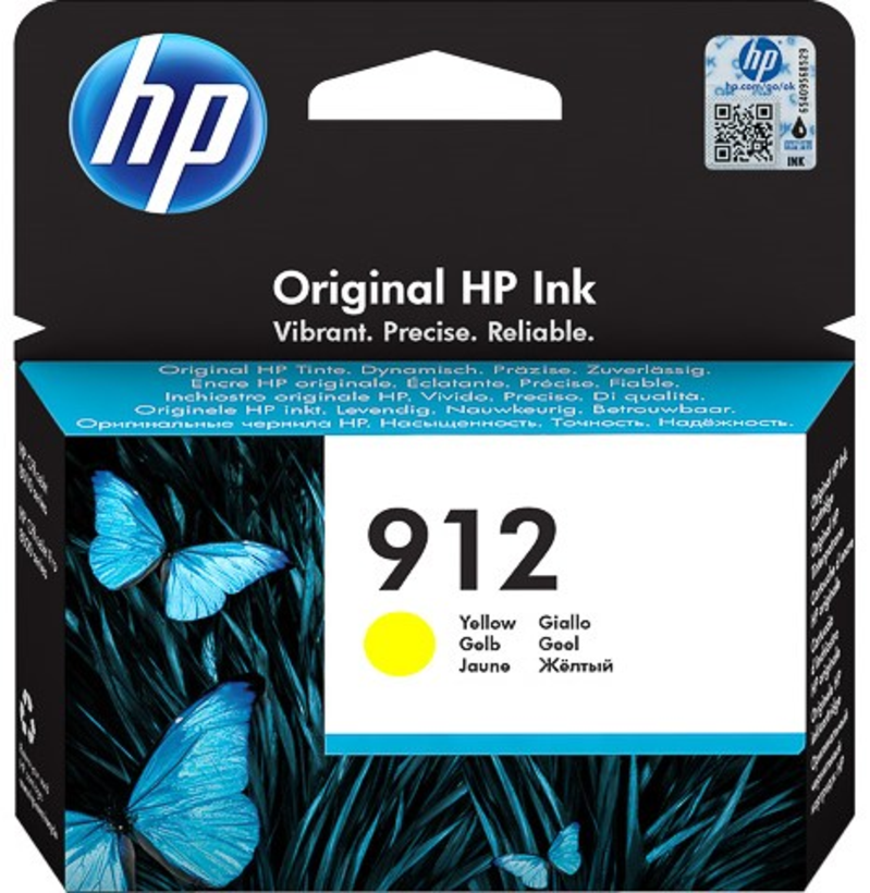 HP 912 tinta, sárga
