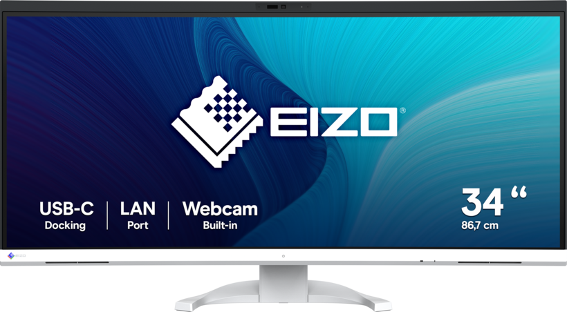 Écran incurvé EIZO EV3450XC, blanc