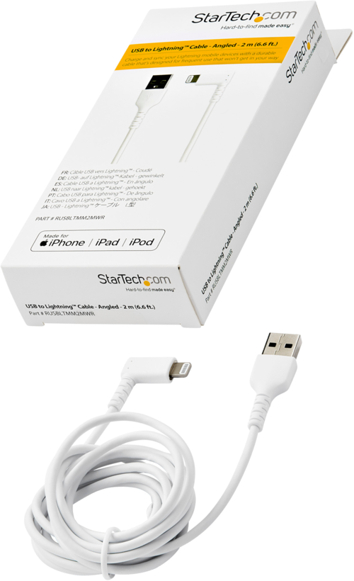 Cabo StarTech USB tipo A-Lightning 2 m