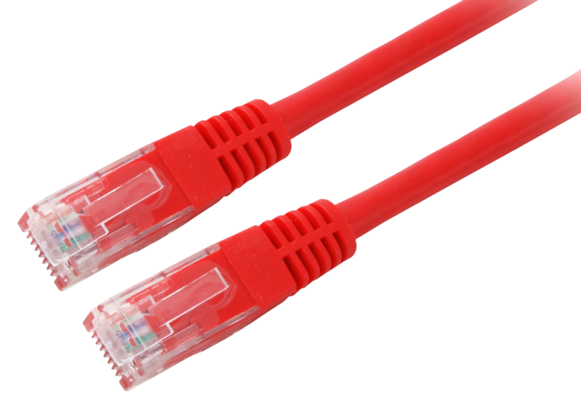 Patch Cable RJ45 U/UTP Cat6 5m Red