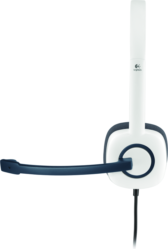Micro-casque stéréo Logitech H150, blanc