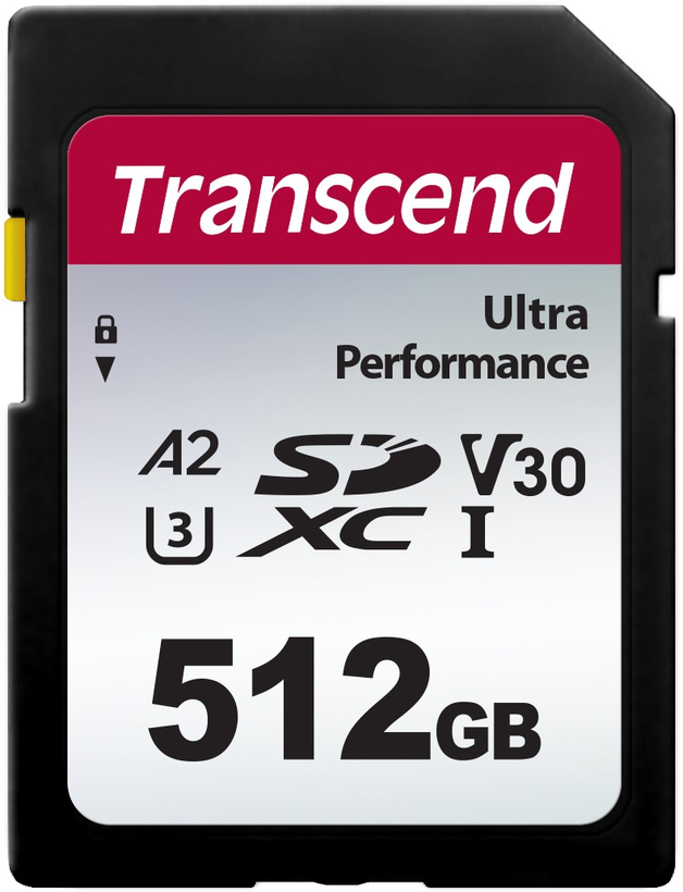 Carte SDXC 512 Go Transcend SDC340S