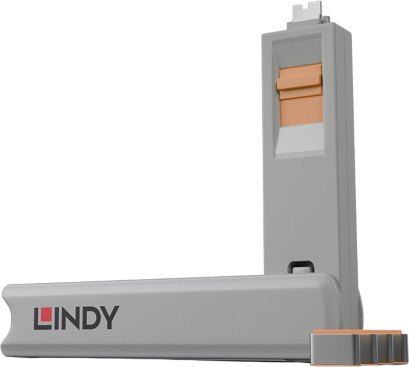 LINDY USB-C Port Blocker 4x/1x Key