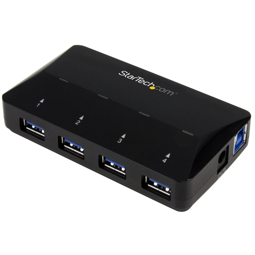 Hub USB 3.0 4 porte + adattatore CA