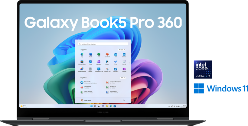 Samsung Book5 Pro 360 U7 16/512GB Grey