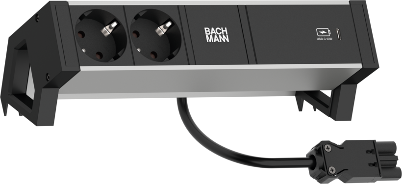 Power Strip 2-way + USB