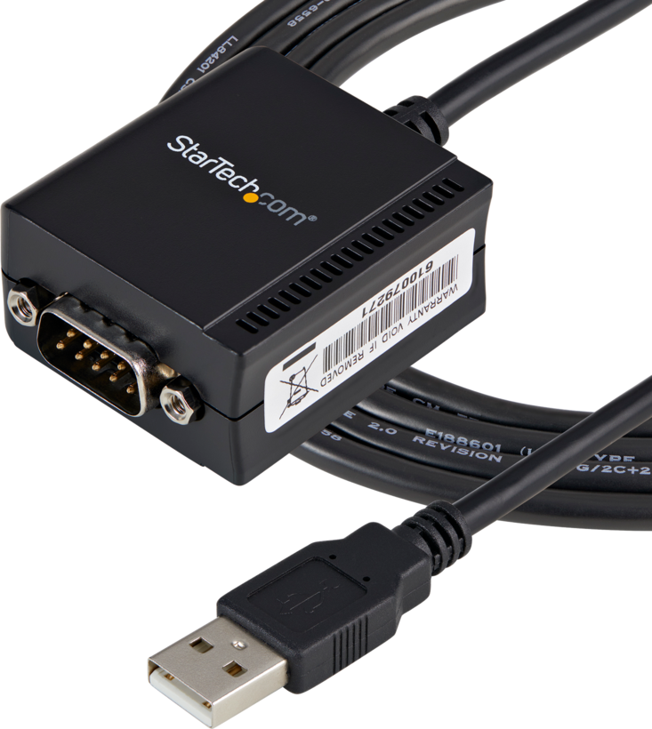 Adapter DB9St (RS232)-USB TypA St 1,8 m