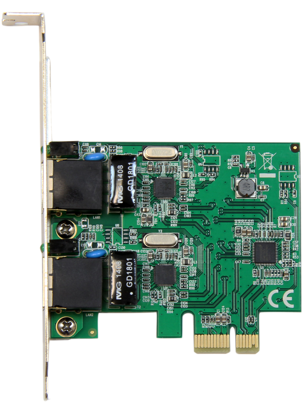 StarTech Karta sieciowa 2-Port GbE PCIe
