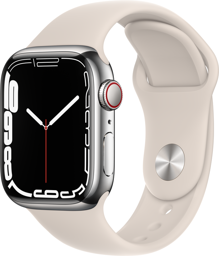 Apple Watch S7 GPS+LTE 41mm Steel Silver