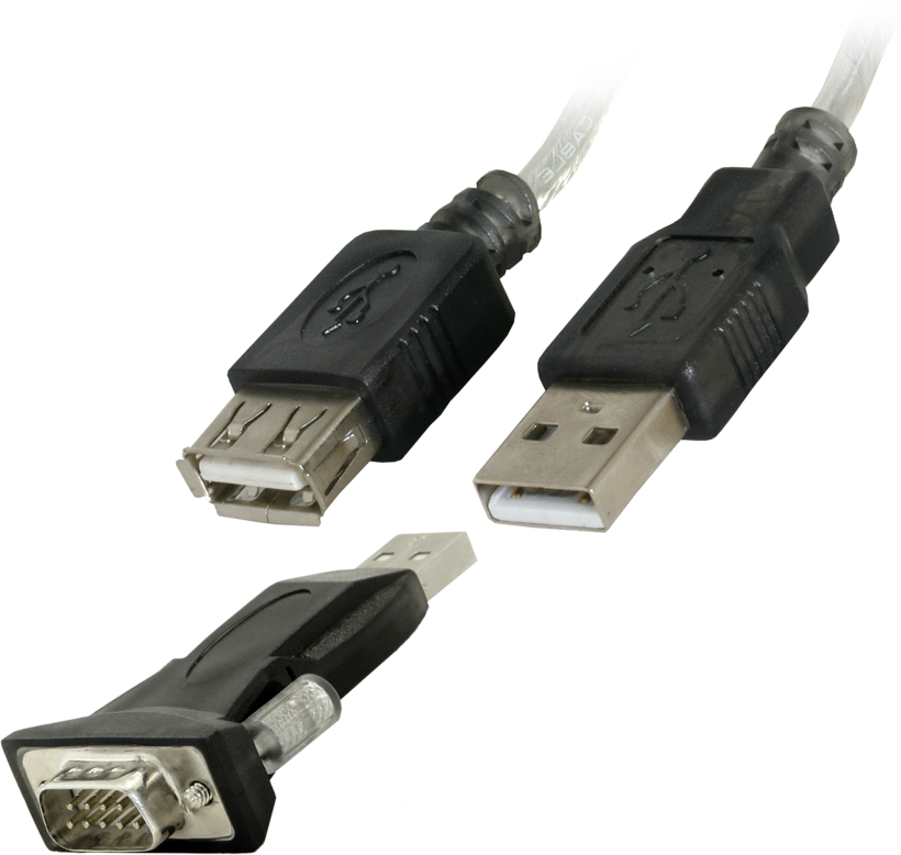 Adapter DB9/m (RS232) - USB-A/m