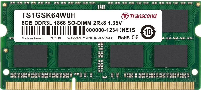 Pamięć Transcend 8 GB DDR3 1 866 MHz