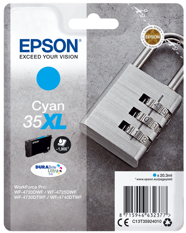 Epson 35XL Ink Cyan