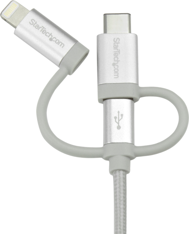 Cable USB 2.0 m (A) - (Lightn./microB/C)