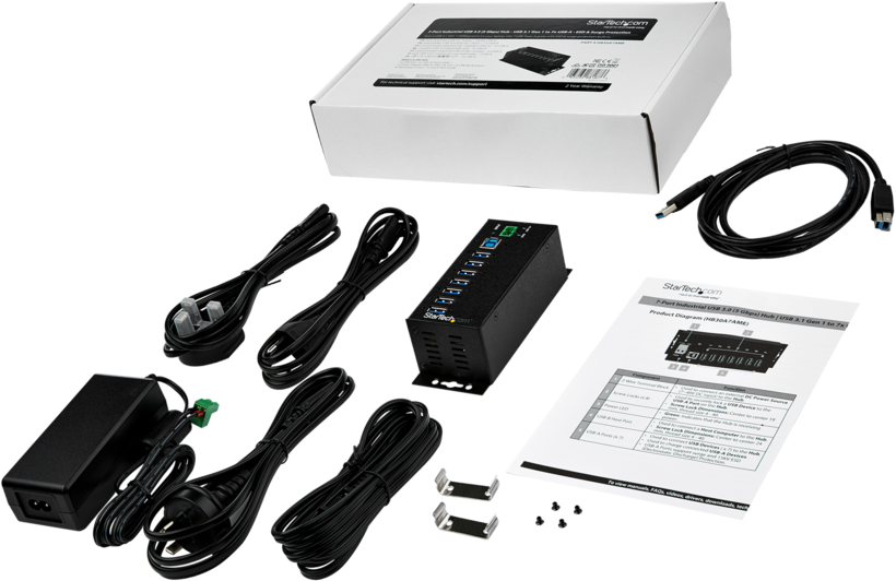 StarTech USB Hub 3.0 7-port Industrial