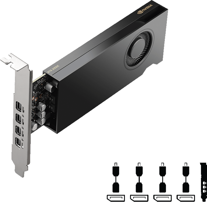 PNY NVIDIA RTX 2000E ADA Graphics Card