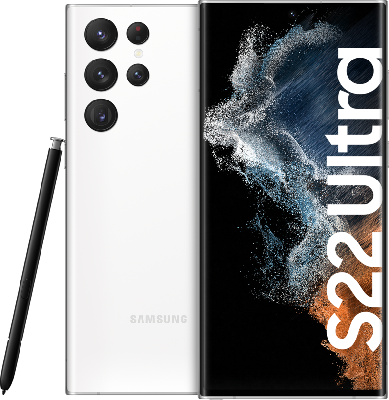 Samsung Galaxy S22 Ultra 512 Go, blanc