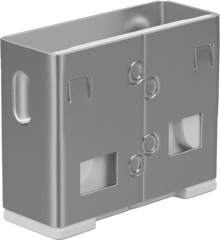 LINDY USB-A Port Blocker 10x White
