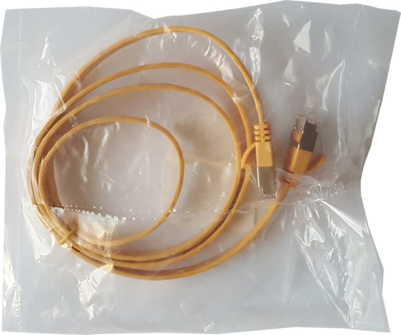 Patch Cable Flat RJ45 U/FTP Cat6a 0.5m