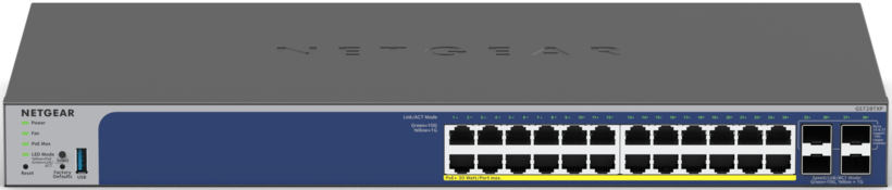 NETGEAR GS728TXPv3 PoE+ Switch