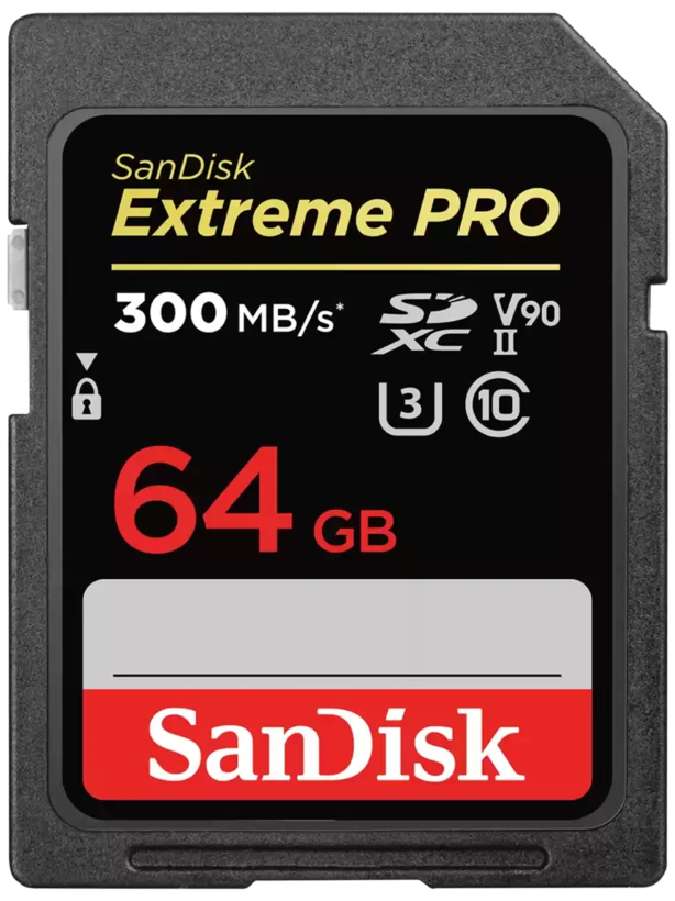Carte UHS SDXC SanDisk Extreme Pro 64 Go