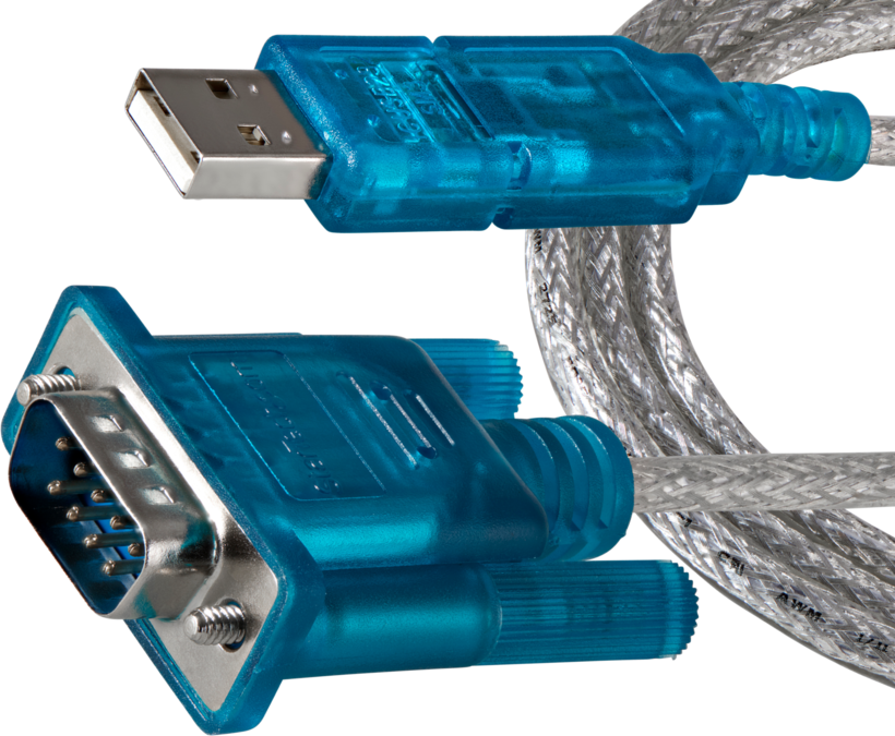 Adaptador DB9 m. (RS232) - USB-A m. 0,9m