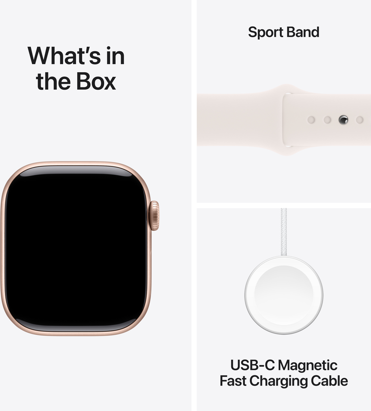 Apple Watch S10 LTE 42mm Alu Rose Gold