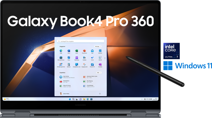 Samsung Book4 Pro 360 U7 32GB/1TB Grey