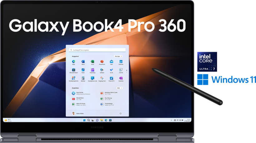 Samsung Book4 Pro 360 U7 16GB/1TB Grey