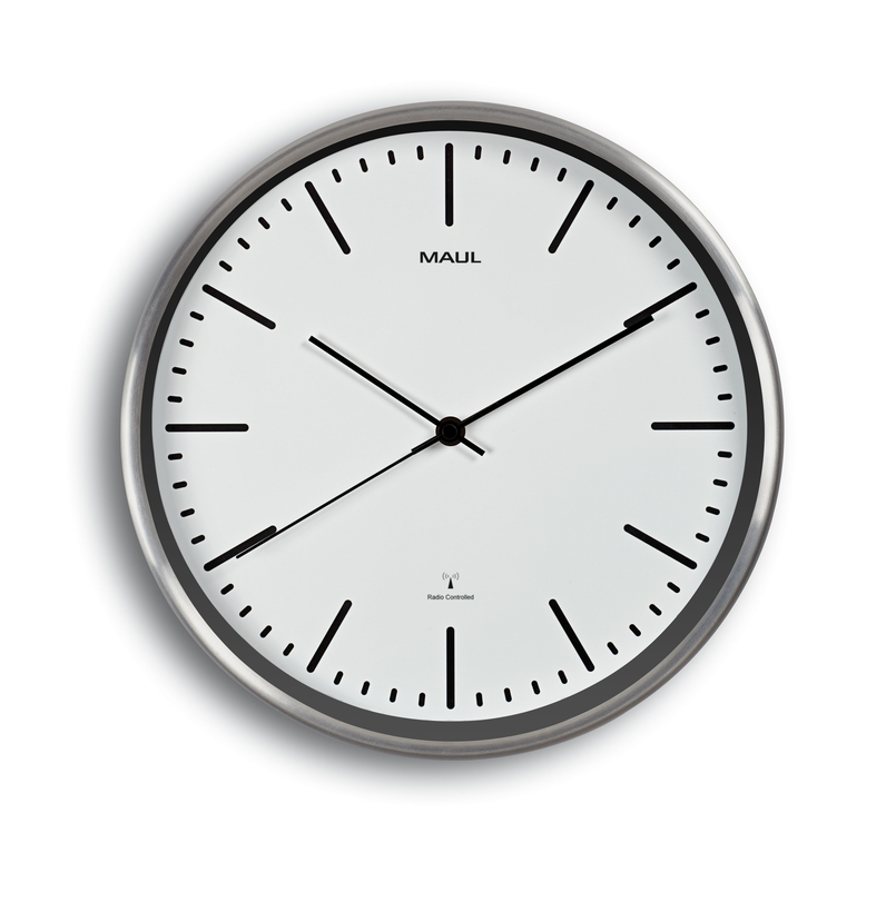 MAULfly Wanduhr weiß
