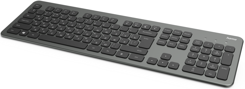 Hama KMW-700 Tastatur Maus Set anthr.