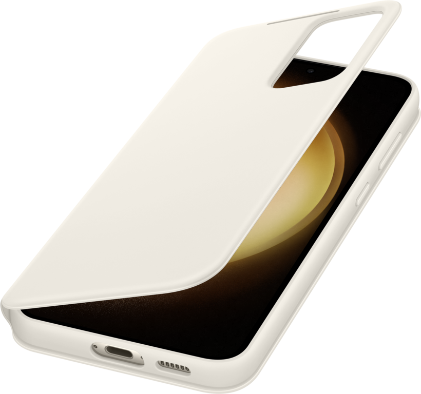 Samsung S23+ Smart View Case cream