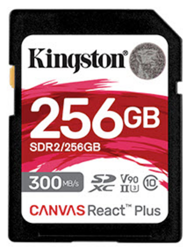 Kingston Canvas React Plus 256GB SDXC
