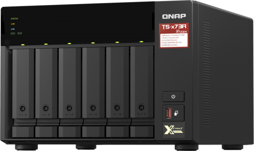 QNAP TS-673A 8 GB 6-kiesz. NAS