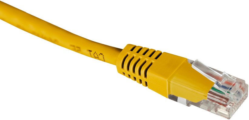 Kabel siec.RJ45 U/UTP Kat6, 1,5m żółty
