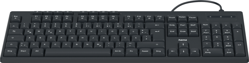 Hama CK-200 Tastatur schwarz