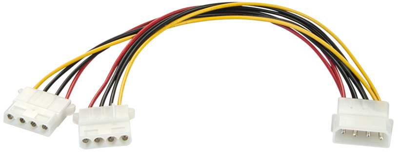 Power Adapter Y Cable 13.3cm/5.25" 0.25m