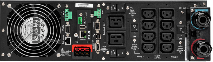 Eaton 9PX 6000 RT3U Net Li-Ion, USV 230V