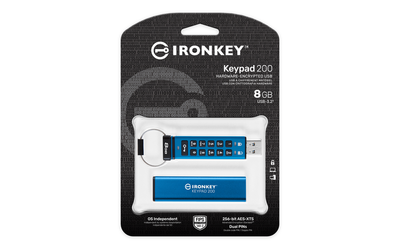 Chiavetta USB 8 GB IronKey Keypad