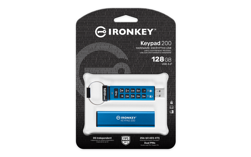 Kingston IronKey Keypad USB Stick 128GB