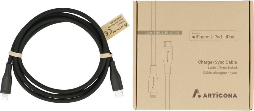 Cable ARTICONA USB tipo C-Lightning 1,2m