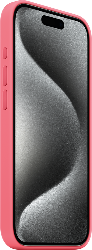 Étui silicone Apple iPhone 15 Pro, rose