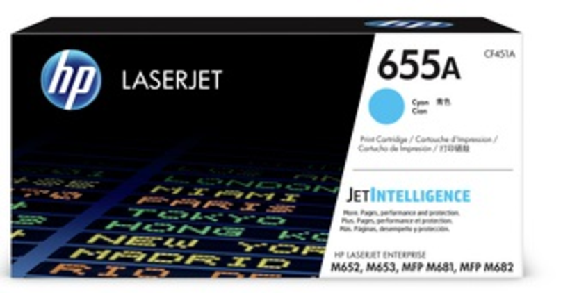 HP 655A Toner Cyan