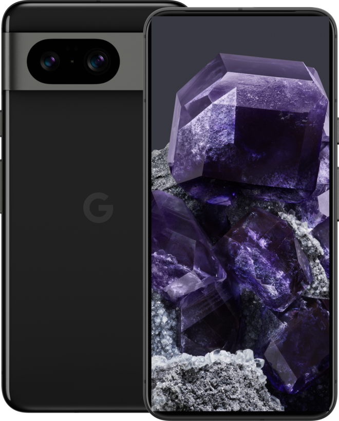 Google Pixel 8 128 Go, noir volcanique