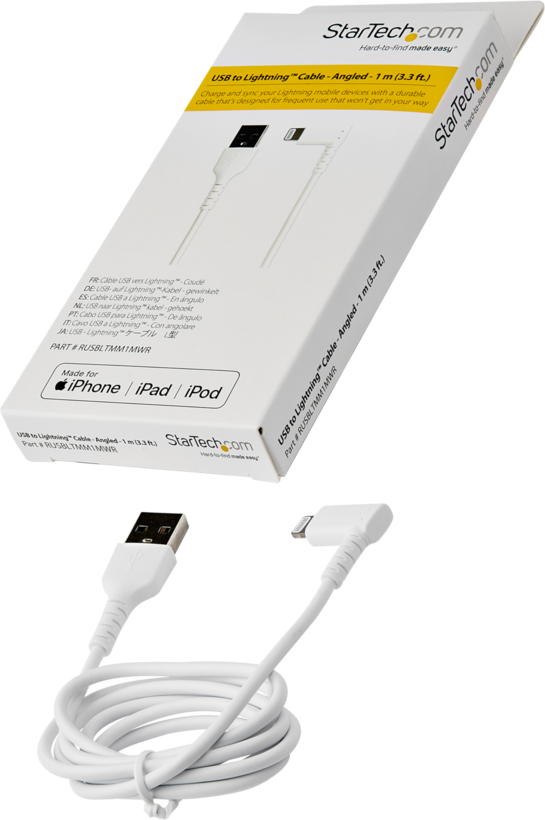 Cabo StarTech USB tipo A-Lightning 1 m