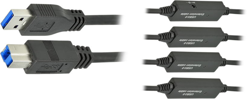 Delock Active USB Type-A - B Cable 20m