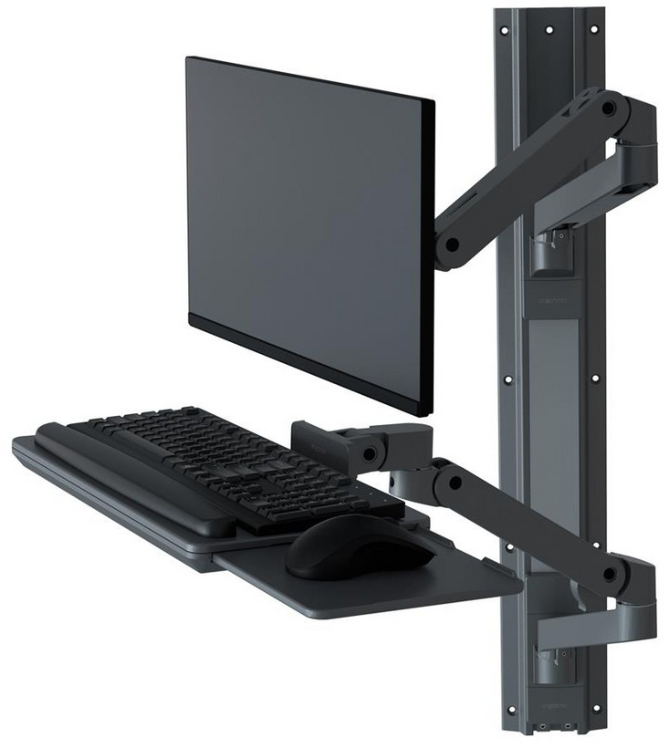Ergotron LX Pro Wall Mount System Grey