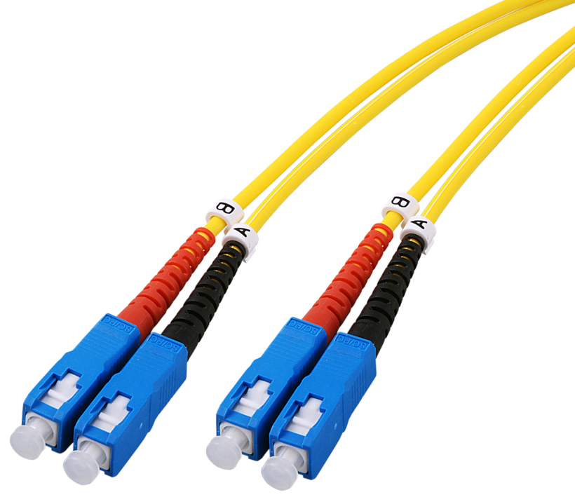 FO Duplex Patch Cable SC-SC 5m 9/125µ