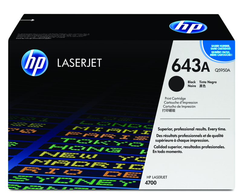 HP 643A Toner schwarz